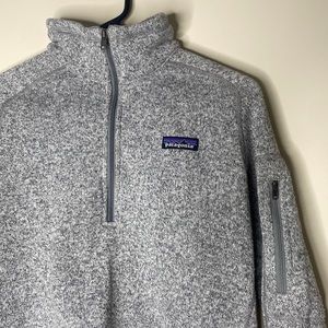 Patagonia Women’s Better Sweater 1/4 Zip Fleece Jacket - Gray Size Medium